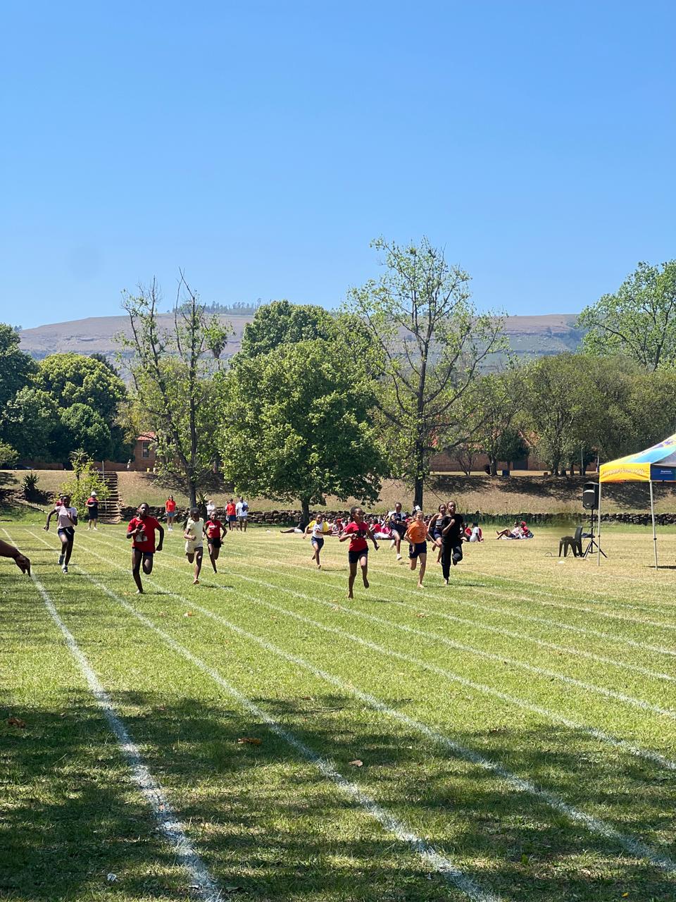 Lions house students athletics day at Paulpietersburg Primary School